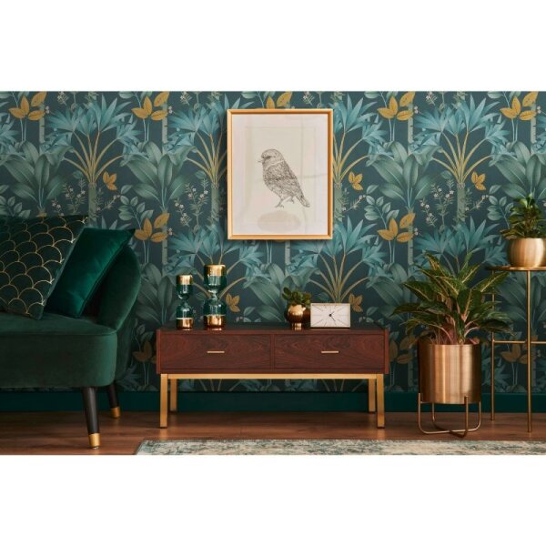 Tapete Blau, Grün, Petrol Architects Paper Vliestapete (391724)