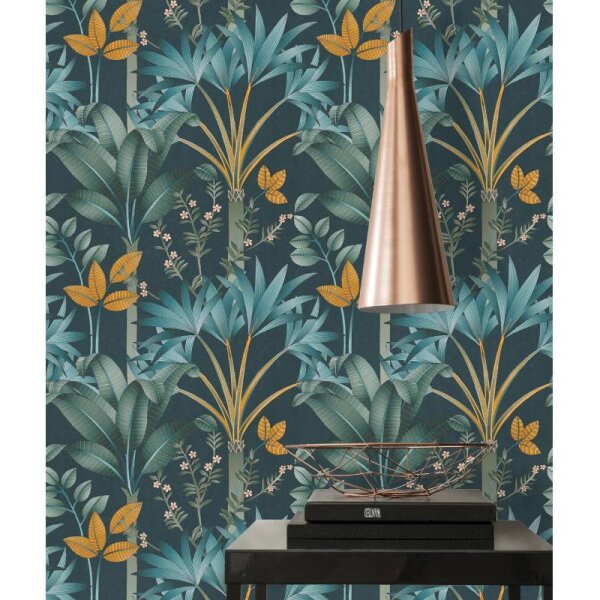 Tapete Blau, Grün, Petrol Architects Paper Vliestapete (391724)