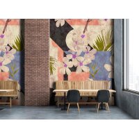 Digitaldruck-Tapete Vintage bloom 2 livingwalls (114107)