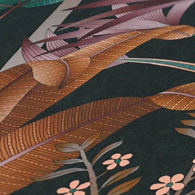 Tapete Schwarz, Braun, Lila Architects Paper Vliestapete (391721)