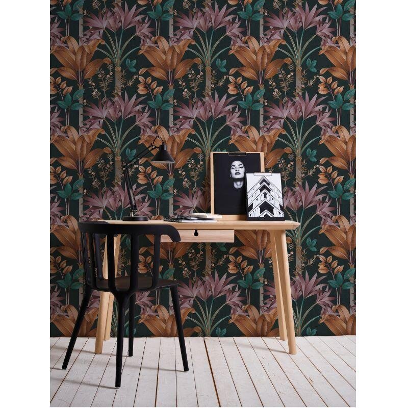 Tapete Schwarz, Braun, Lila Architects Paper Vliestapete (391721)