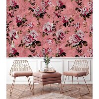 Digitaldruck-Tapete Wild roses 4 livingwalls (113912)