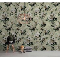 Digitaldruck-Tapete Wild roses 1 livingwalls (113897)