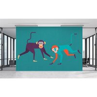 Digitaldruck-Tapete Monkey business 1 livingwalls (113812)