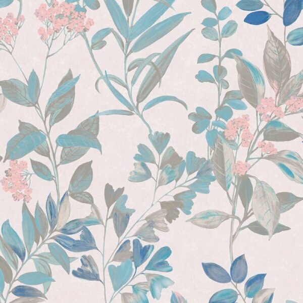 Tapete Weiß, Türkis Architects Paper Vliestapete (391712)