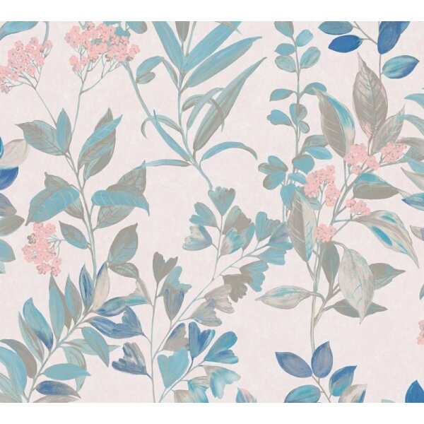 Tapete Weiß, Türkis Architects Paper Vliestapete (391712)