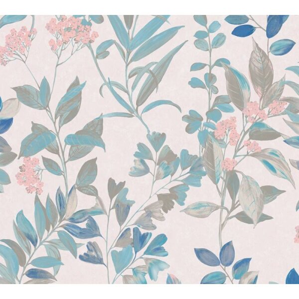 Tapete Weiß, Türkis Architects Paper Vliestapete (391712)