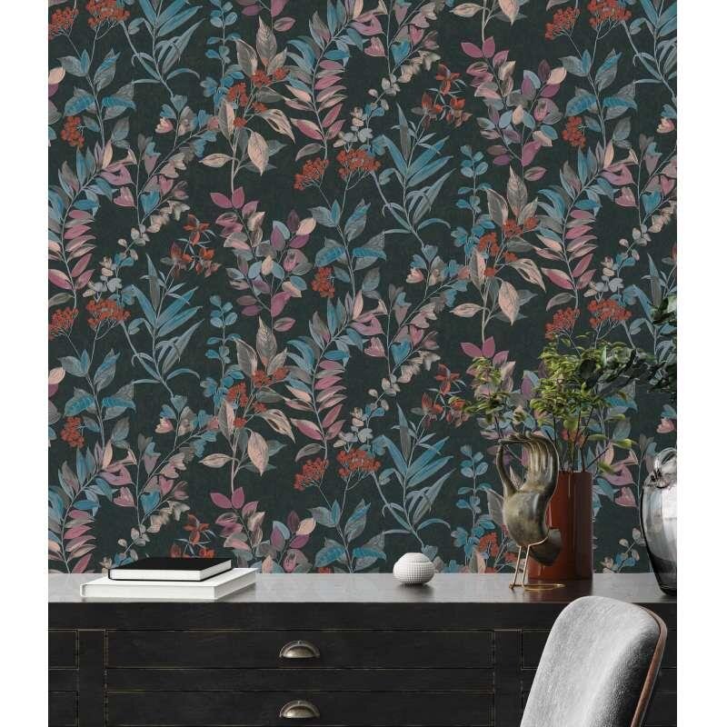 Tapete Schwarz, Blau, Lila Architects Paper Vliestapete (391711)