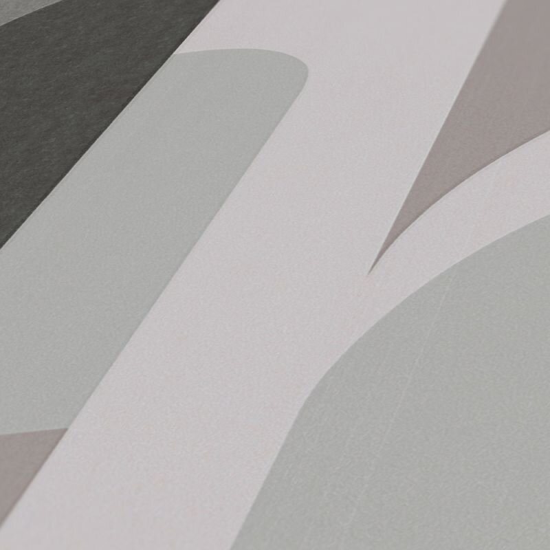 Tapete Grau, Schwarz Architects Paper Vliestapete (391704)