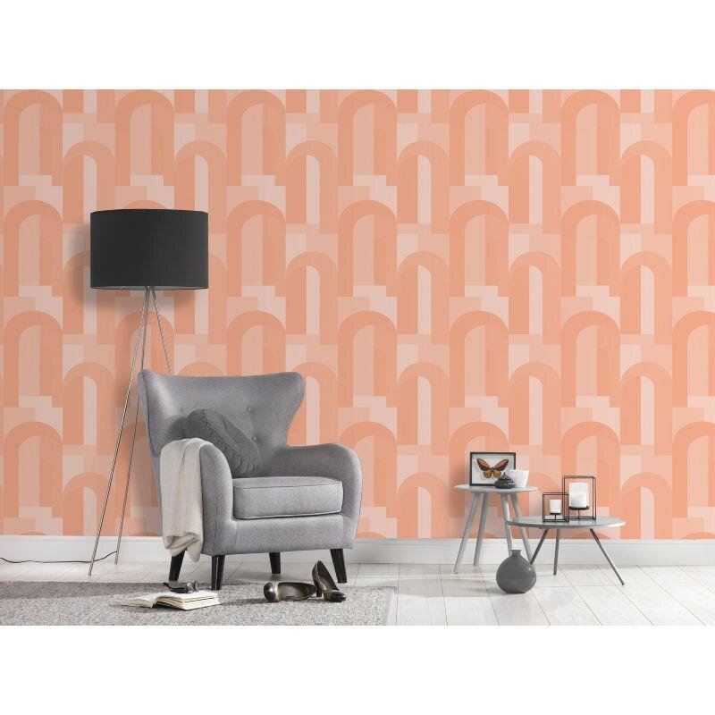 Tapete Orange, Beige Architects Paper Vliestapete (391702)