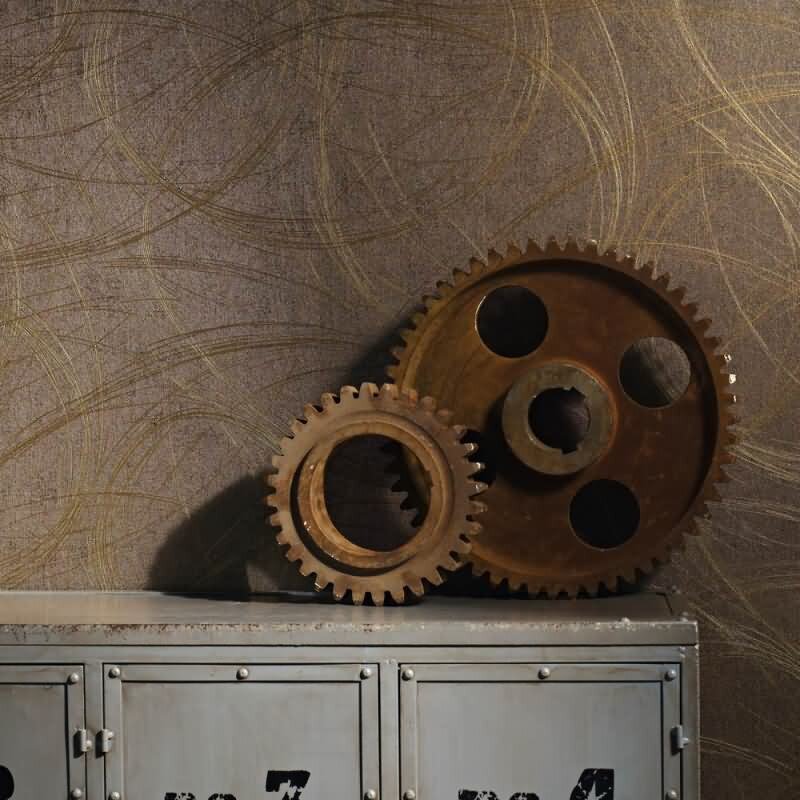 Tapete Braun Luigi Colani Vliestapete (53323)