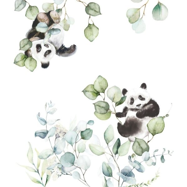 Digitaldruck-Tapete Blau, Grün, Pastellfarben Rasch (364989)