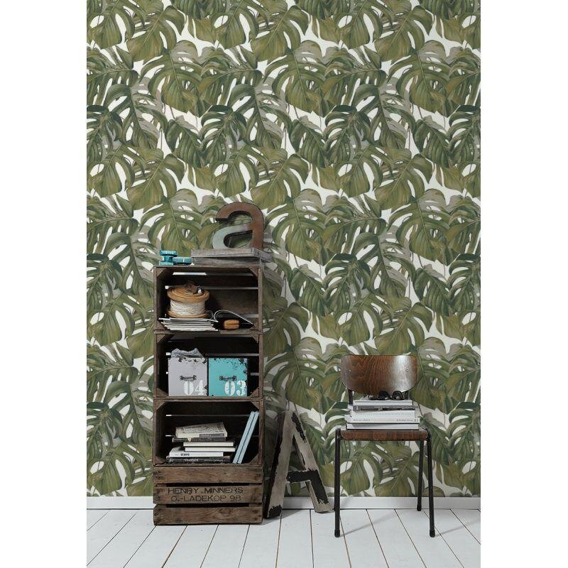 Tapete Grün, Weiß Michalsky Living Vliestapete (365192)