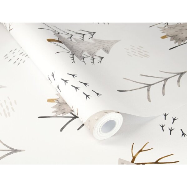 Tapete Braun, Grau, Weiß Rasch Vliestapete (300741)