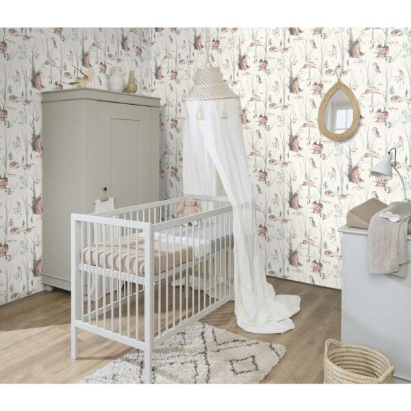 Tapete Braun, Grau Rasch Vliestapete (300048)