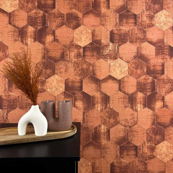 Tapete Braun, Rot SALE AS-Creation Vliestapete 363305