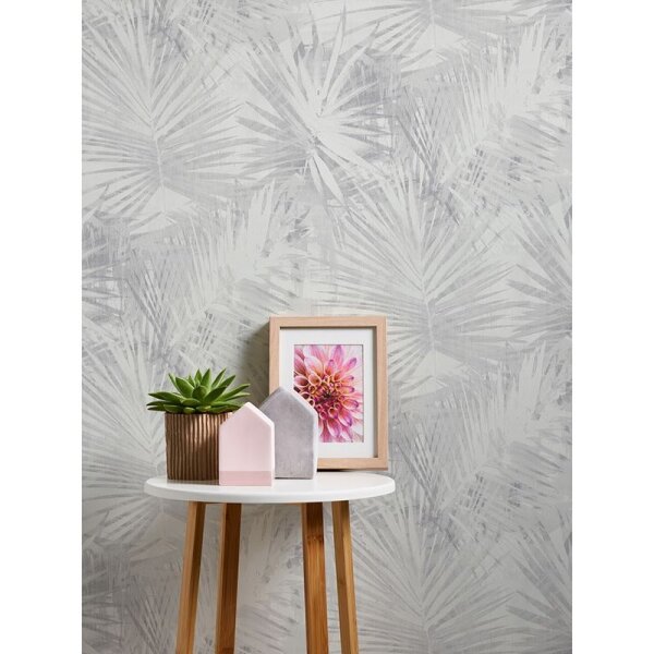 Tapete Weiß, Grau, Silber innova Vliestapete (363851)