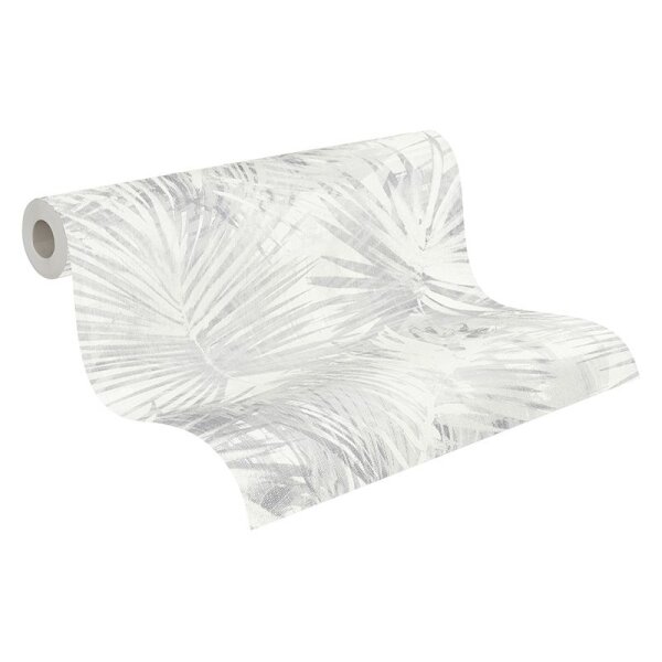 Tapete Weiß, Grau, Silber innova Vliestapete (363851)