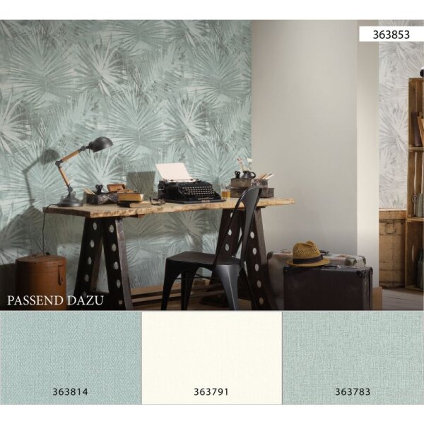 Tapete Türkis livingwalls Vliestapete (363814)