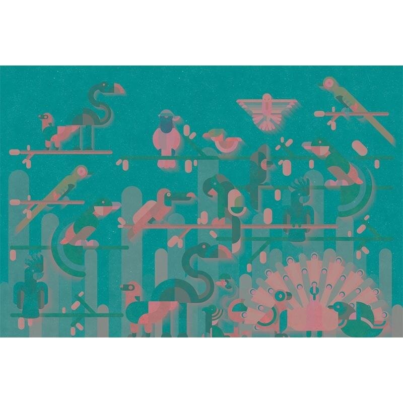 Digitaldruck-Tapete Flamingo 2 livingwalls (DD110956)