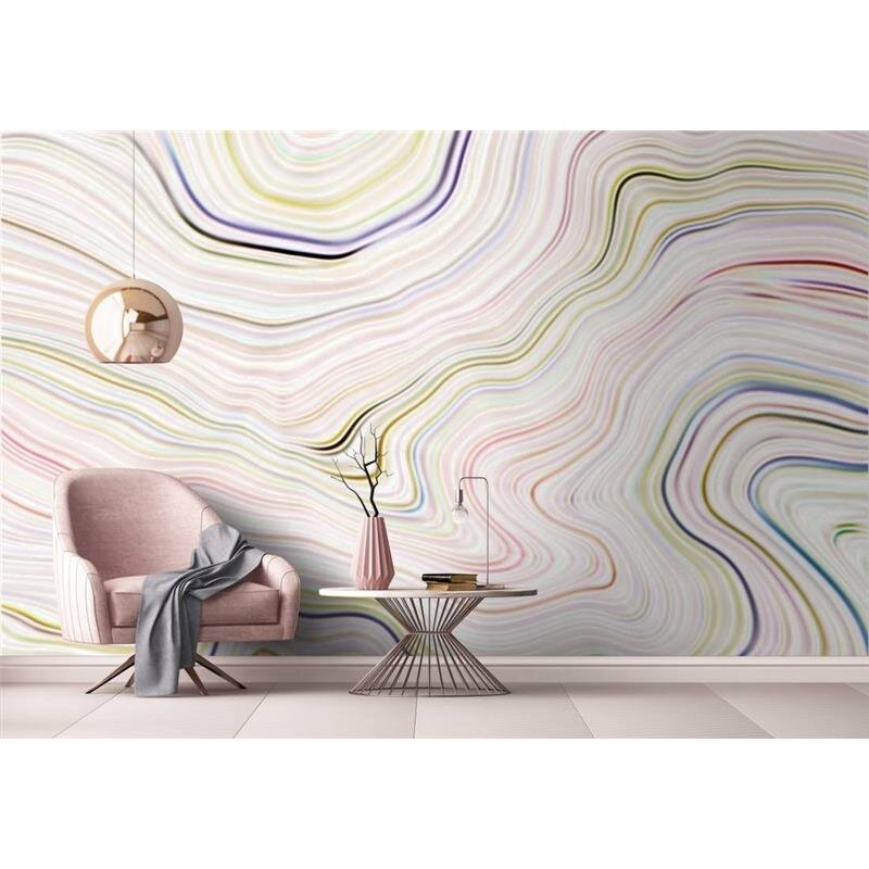 DD110831 Digitaldruck-Tapete Canyon 1 Marmor Optik Bunt Vlies Fototapete livingwalls