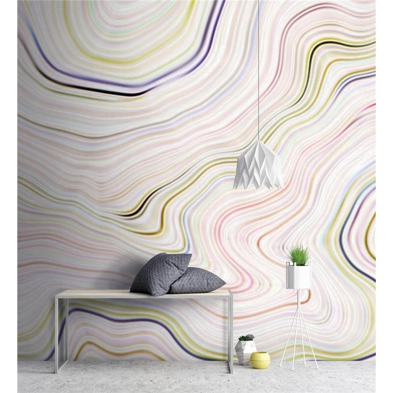 DD110831 Digitaldruck-Tapete Canyon 1 Marmor Optik Bunt Vlies Fototapete livingwalls