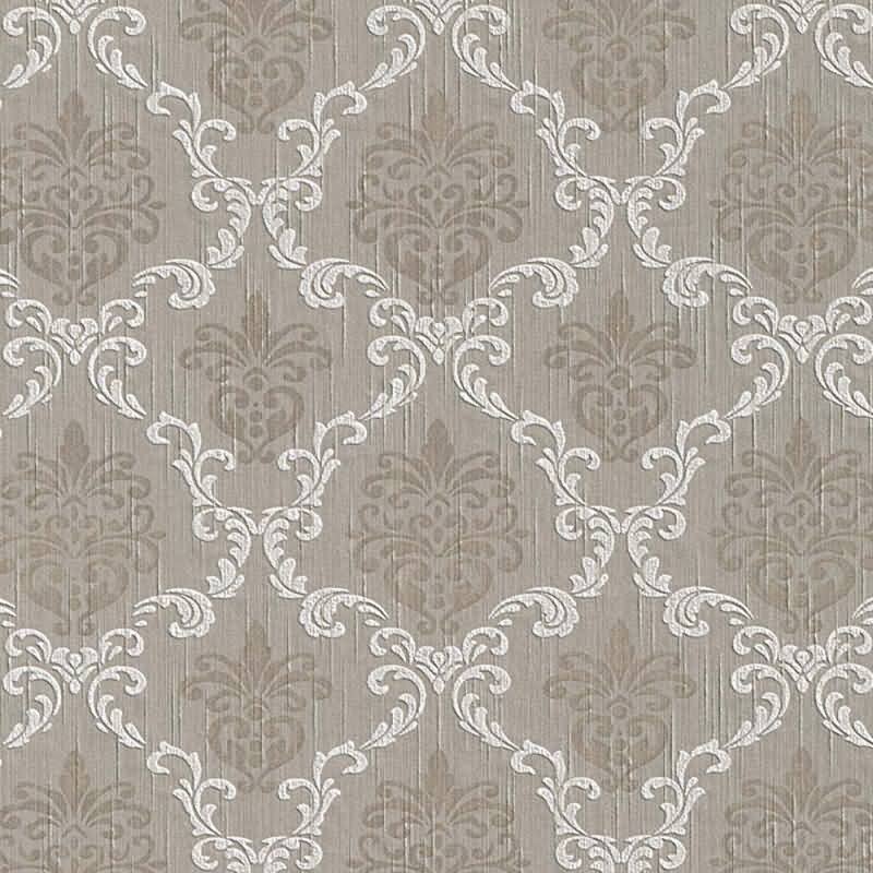 Tapete Grau, Silber Architects Paper Textiltapete (956296)