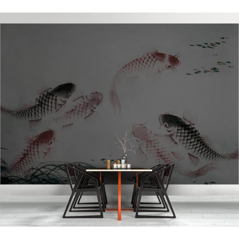 Digitaldruck-Tapete Dancing Kois 2 livingwalls (DD110776)