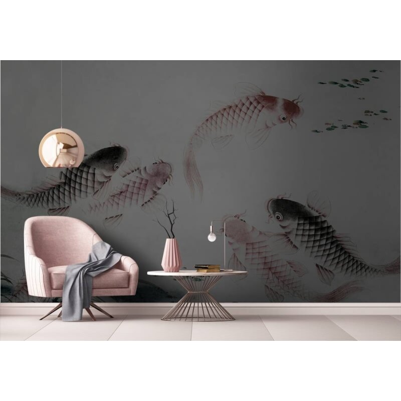 Digitaldruck-Tapete Dancing Kois 2 livingwalls (DD110776)