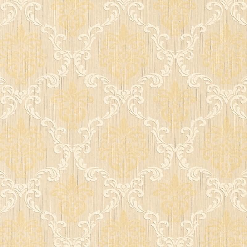 Tapete Gelb, Vanille Architects Paper Textiltapete (956292)