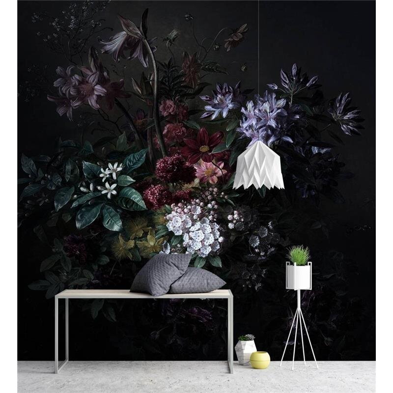 Digitaldruck-Tapete Bouquet noir 2 livingwalls (DD110636)