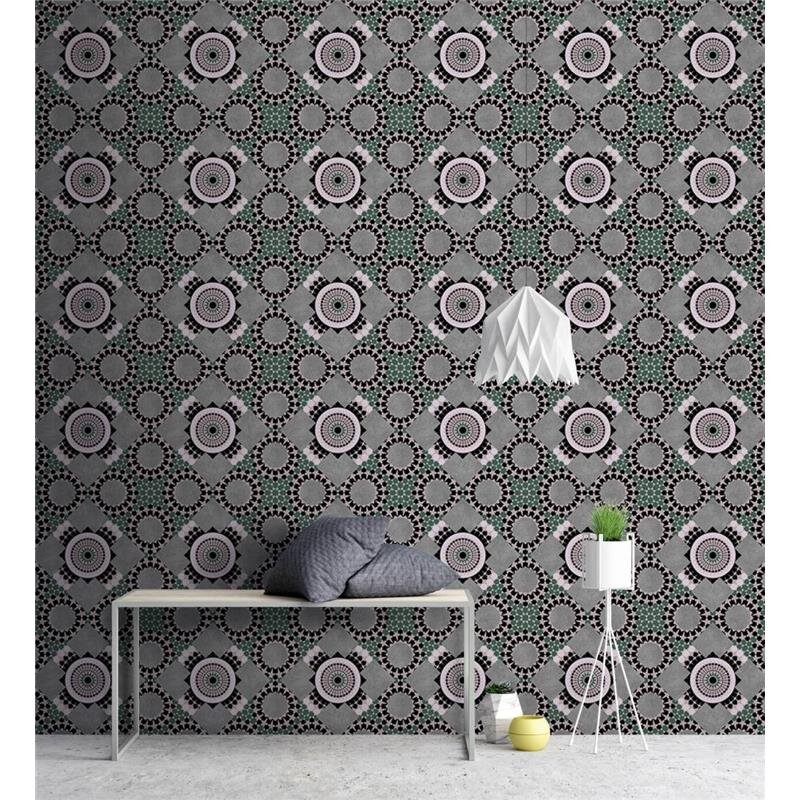 DD110566 Digitaldruck-Tapete Reed 1 Mosaik Kachel Fliese Bunt Vliestapete livingwalls