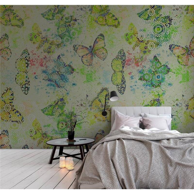 Digitaldruck-Tapete Mosaic Butterflies 3 livingwalls (DD110271)