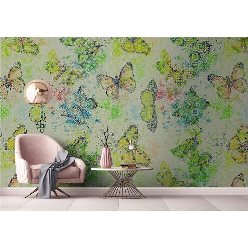 Digitaldruck-Tapete Mosaic Butterflies 3 livingwalls (DD110271)