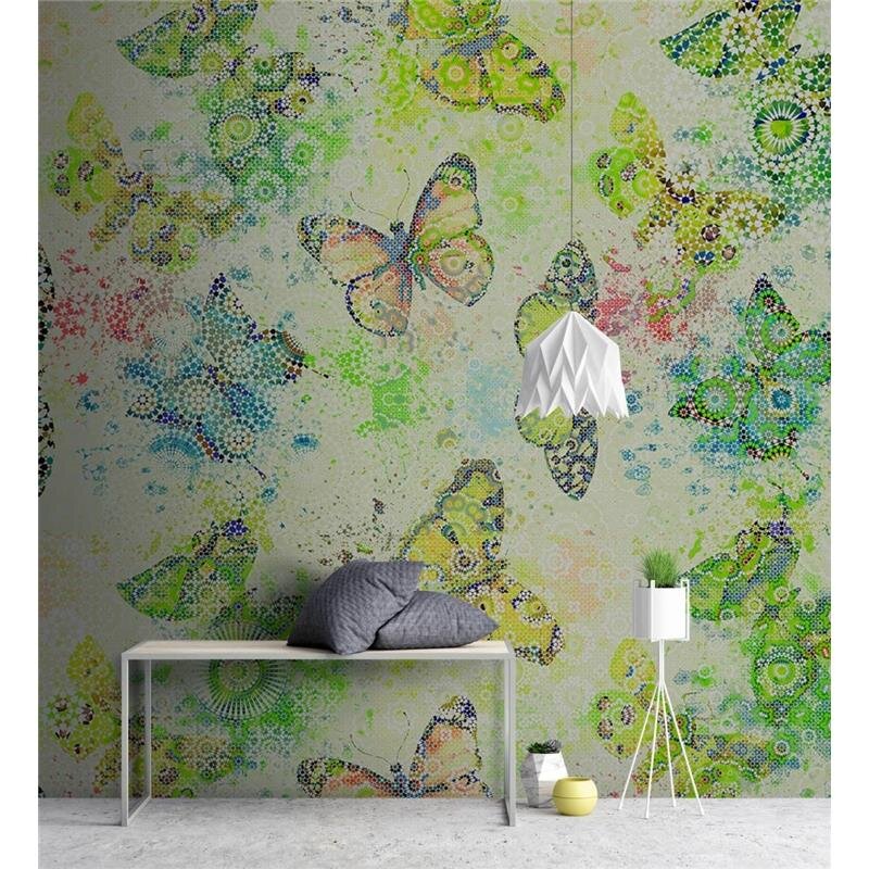 Digitaldruck-Tapete Mosaic Butterflies 3 livingwalls (DD110271)