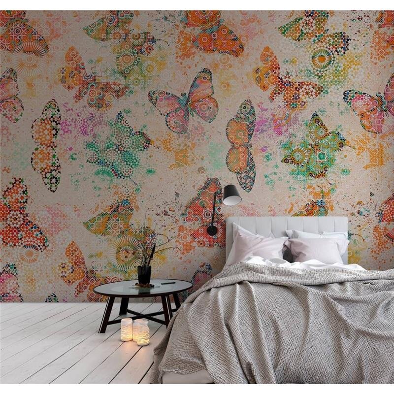 Digitaldruck-Tapete Mosaic Butterflies 2 livingwalls (DD110266)