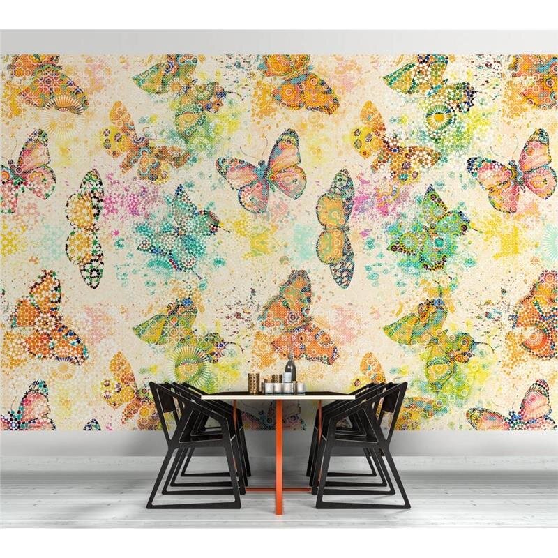 Digitaldruck-Tapete Mosaic Butterflies 1 livingwalls (DD110261)