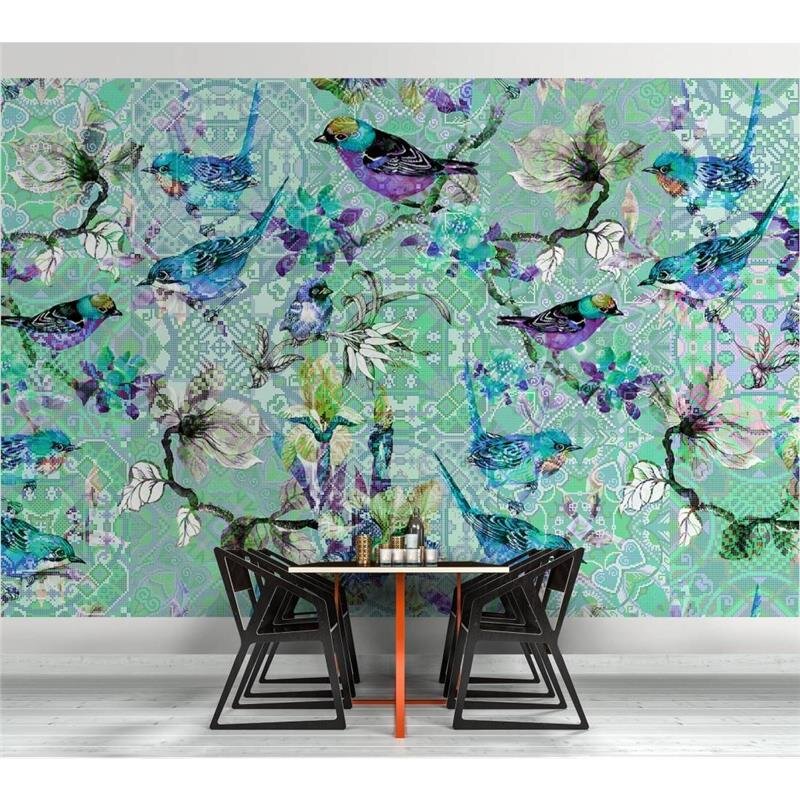 Digitaldruck-Tapete Mosaic Birds 3 livingwalls (DD110256)