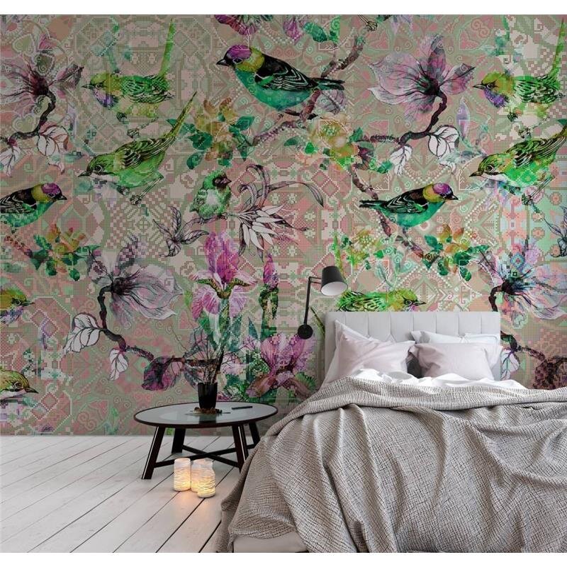 Digitaldruck-Tapete Mosaic Birds 2 livingwalls (DD110251)