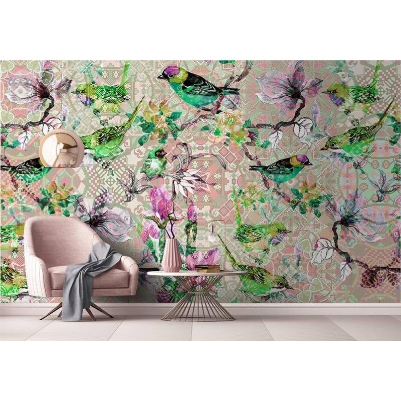 Digitaldruck-Tapete Mosaic Birds 2 livingwalls (DD110251)