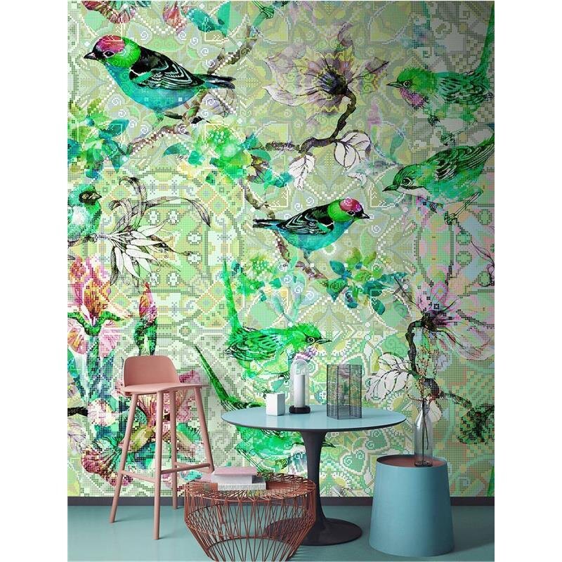 Digitaldruck-Tapete Mosaic Birds 1 livingwalls (DD110246)