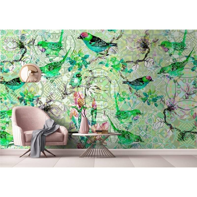 Digitaldruck-Tapete Mosaic Birds 1 livingwalls (DD110246)