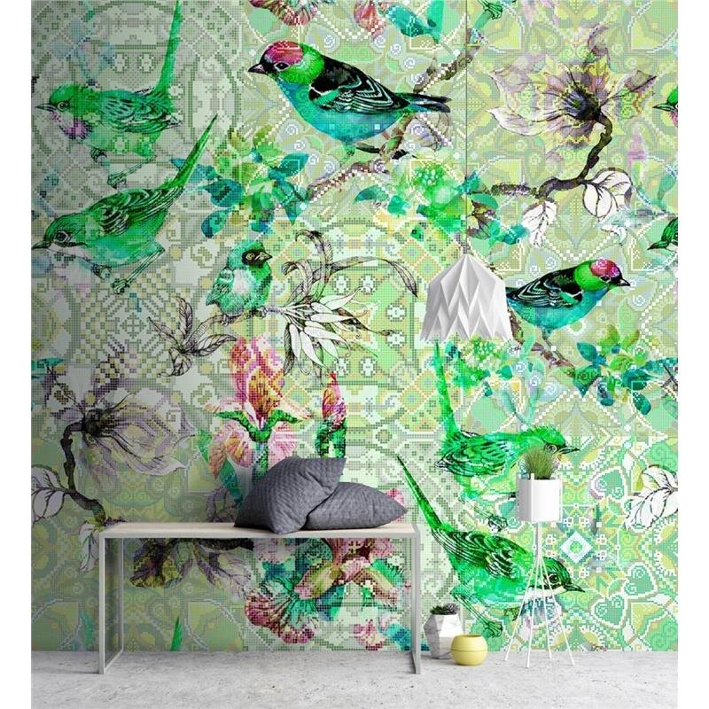 Digitaldruck-Tapete Mosaic Birds 1 livingwalls (DD110246)