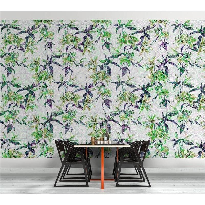 Digitaldruck-Tapete Mosaic Lilies 3 livingwalls (DD110221)