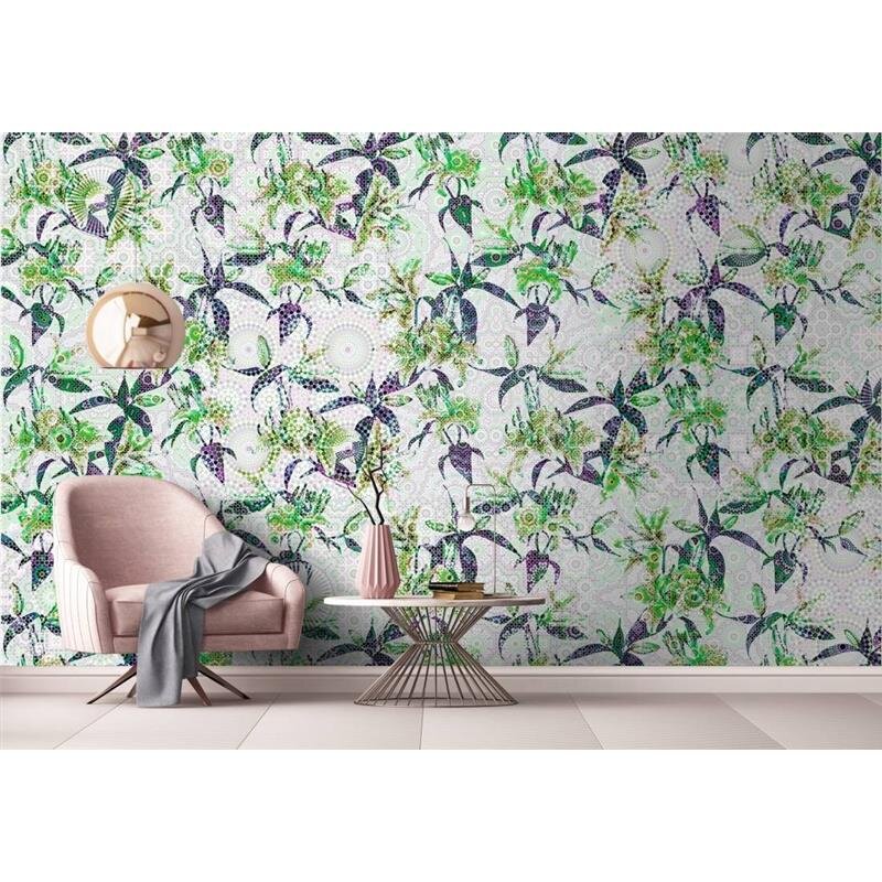 Digitaldruck-Tapete Mosaic Lilies 3 livingwalls (DD110221)