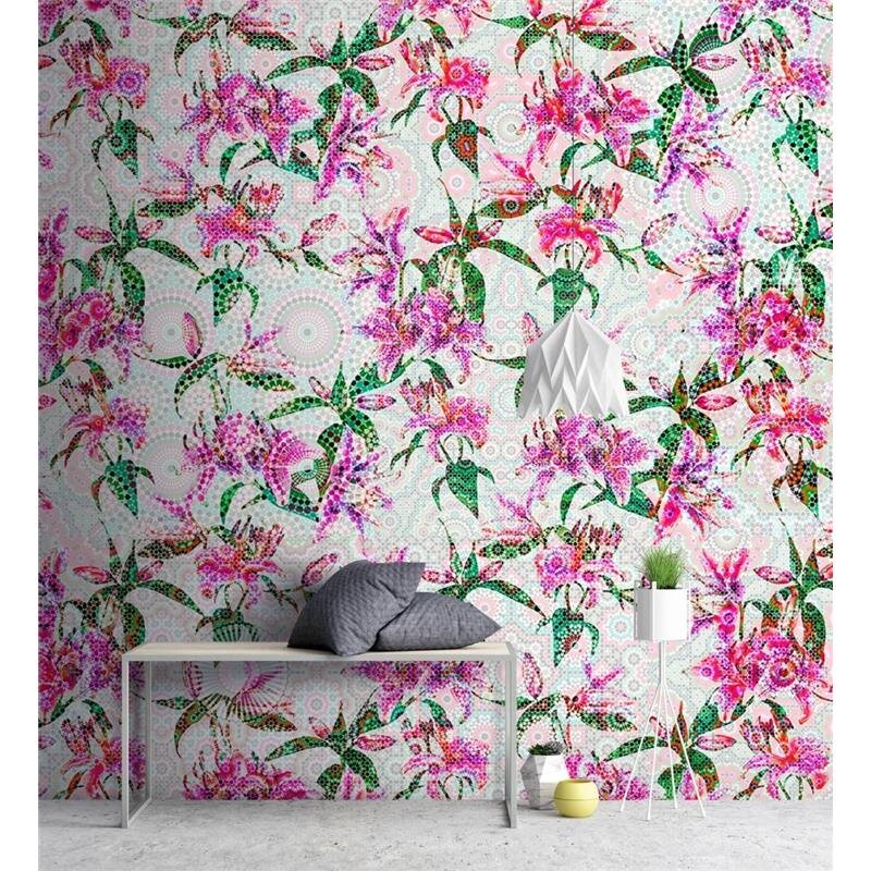 Digitaldruck-Tapete Mosaic Lilies 2 livingwalls (DD110216)