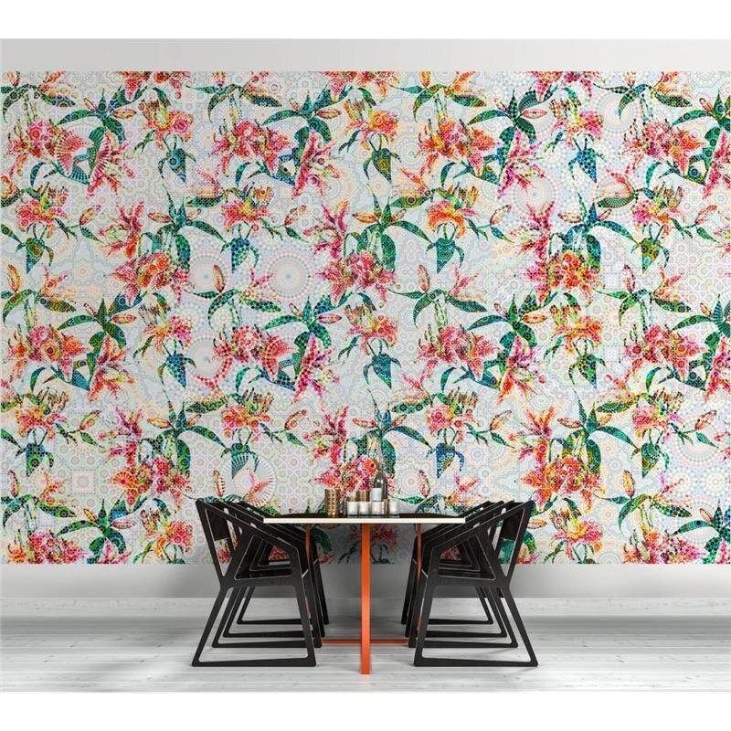 Digitaldruck-Tapete Mosaic Lilies 1 livingwalls (DD110211)