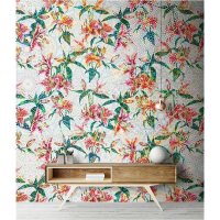 Digitaldruck-Tapete Mosaic Lilies 1 livingwalls (DD110211)