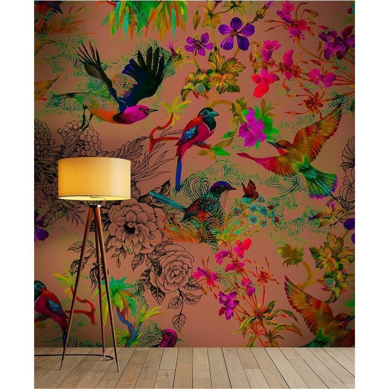 Digitaldruck-Tapete Funky birds 3 livingwalls (DD110186)