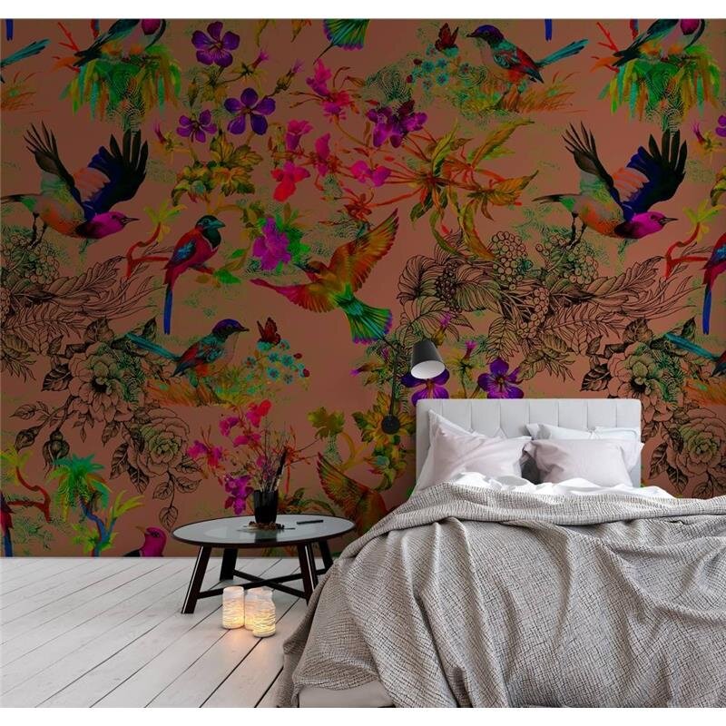 Digitaldruck-Tapete Funky birds 3 livingwalls (DD110186)